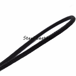 5.6*3.2mm Edges-Wrapped Braided Leather Cord for DIY Jewelry