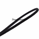 5.6*3.2mm Edges-Wrapped Braided Leather Cord for DIY Jewelry