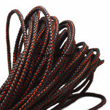 5mm Braided Leather Steel Thread Cords Lot for Bracelets