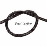 6mm Brown Braided Plastic Fish Wire Steel Cords for Jewelry DIY