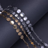 2m Round Stainless Steel Necklace Chains DIY Jewelry Making Material