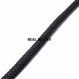 10*5mm Braided Flat Leather Cord for Bracelet Making - 2m/lot