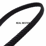 10*5mm Braided Flat Leather Cord for Bracelet Making - 2m/lot