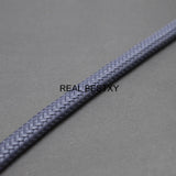 10*6mm /12*6mm Navy Braided Leather Cord For Jewelry Making