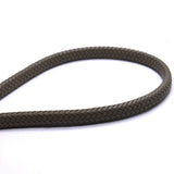 2m Gray Flat Braided Leather Cords for DIY Bracelets