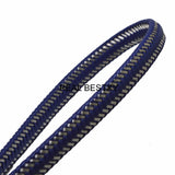 12*6mm Braided Leather Rope Steel Wire Cord for DIY Bracelet Craft