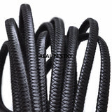 12*6mm Braided Leather Cord 2m/lot for Bracelet DIY Jewelry Making