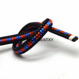 2m Flat Braided Leather Rope for DIY Bracelet Jewelry Making