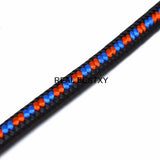 2m Flat Braided Leather Rope for DIY Bracelet Jewelry Making