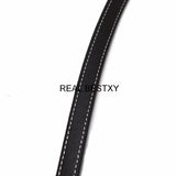 2m Red Flat Leather Rope for DIY Bracelets Jewelry