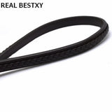 12*6mm Brown Microfiber Flat Braided Leather Cord Lot for DIY Jewelry Craft
