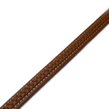 12*6mm Brown Wide Fiber Braided Leather Rope Cord for Jewelry Making