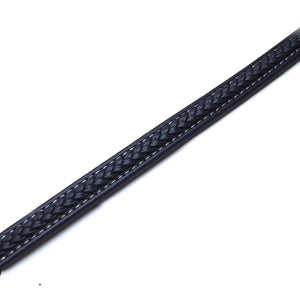 2m/lot Navy Braided Leather Rope Cord For Bracelet Making