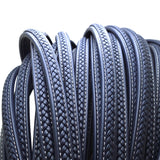 2m/lot Navy Braided Leather Rope Cord For Bracelet Making