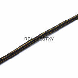 5.2mm Leather Steel Cords for Jewelry Making - 2m/lot