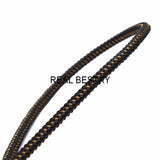 5.2mm Leather Steel Cords for Jewelry Making - 2m/lot