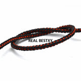 5mm Braided Leather Cord 2m/lot DIY Jewelry Cords