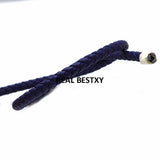 5mm Round Braided Leather Cord Rope String DIY Bracelet Necklace