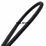 6*4mm Men Jewelry Punk Braided Leather Cord for Men