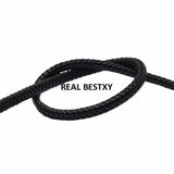 6*4mm Men Jewelry Punk Braided Leather Cord for Men
