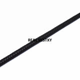 6*4mm Flat Braided Leather Cord for Men Bracelet DIY Jewelry Making