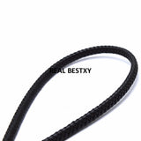6*4mm Flat Braided Leather Cord for Men Bracelet DIY Jewelry Making