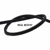 2m Flat Braided Leather Rope Bracelet Cord DIY Jewelry Making Accessories