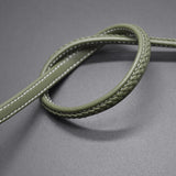 2m/lot Fiber Seved Olive Cord for Jewelry Making Braided Soft Leather Rope