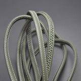 2m/lot Fiber Seved Olive Cord for Jewelry Making Braided Soft Leather Rope