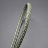 2m/lot Fiber Seved Olive Cord for Jewelry Making Braided Soft Leather Rope