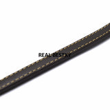 8*5mm Brown Flat Braided Leather Rope Bracelet String Cord - 2m/lot