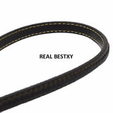 8*5mm Brown Flat Braided Leather Rope Bracelet String Cord - 2m/lot