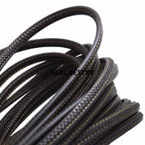 8*5mm Brown Flat Braided Leather Rope Bracelet String Cord - 2m/lot