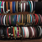 2m Colorful Braided Leather Bracelet Cord String DIY Necklace Making