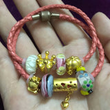 2m Colorful Braided Leather Bracelet Cord String DIY Necklace Making