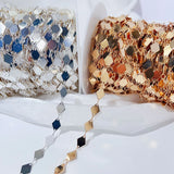 2m Rhombus Link Chains for Jewelry Making DIY Supplies