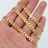 Stainless Steel Leaf Chain 2m/1m for Jewelry Making