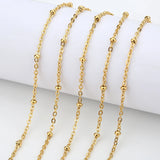Stainless Steel Bracelets Necklace Chains Bulk Diy Jewelry Making