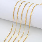 Stainless Steel Bracelets Necklace Chains Bulk Diy Jewelry Making