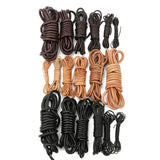 2meters Round Cow Leather Cord 1 2 3 4 5 6 8mm Brown Jewelry Making