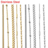 2m Stainless Steel Cuban Link Chains for Necklace Bracelet