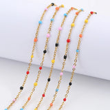 2m Stainless Steel Link Chains Bulk Lot 1.5mm Necklace Chains for Jewelry Making