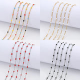 2m Stainless Steel Link Chains Bulk Lot 1.5mm Necklace Chains for Jewelry Making