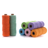 2mm Colorful Cotton Cord Rope Twisted Craft Macrame String 100Meters