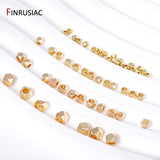 14K Plated Brass Irregular Spacer Beads Loose Beads For Jewelry Making