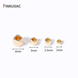 14K Plated Brass Irregular Spacer Beads Loose Beads For Jewelry Making
