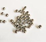 200pcs Stainless Steel Smooth 6mm Beads for Bracelets Necklaces DIY Jewelry