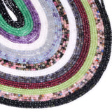 Natural Stone Beads Tourmaline Amethyst Garnet Square Beads