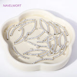 18K Plated Curved Tube Bead Connectors for DIY Jewelry Making