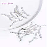 18K Plated Curved Tube Bead Connectors for DIY Jewelry Making